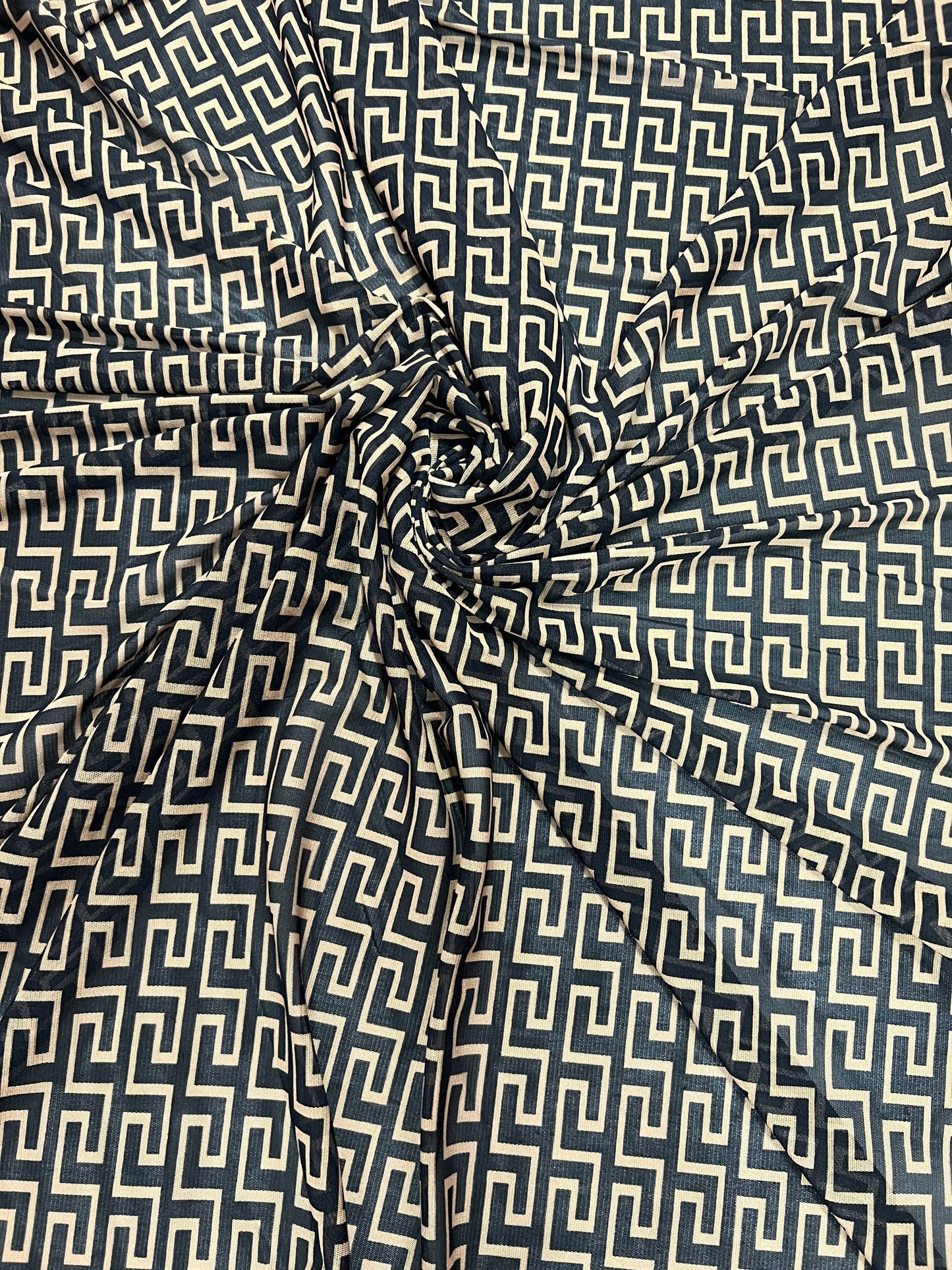 Brand fashion design print on great quality of power mesh 4-way stretch 58/60” Sold by the YD. Ships Worldwide from Los Angeles California