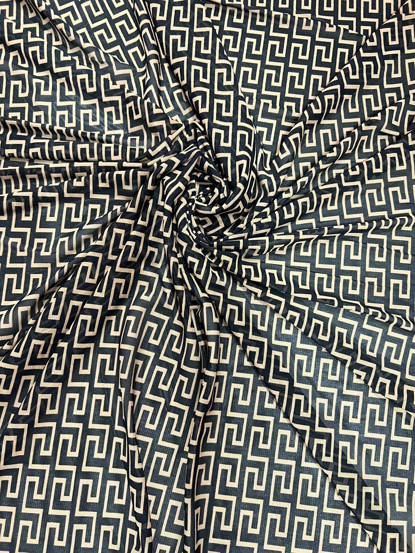Brand fashion design print on great quality of power mesh 4-way stretch 58/60” Sold by the YD. Ships Worldwide from Los Angeles California