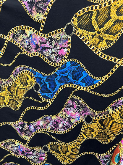 New Brand fashion design print on poly spandex 4-way stretch light weight 58/60” Sold by the YD. Ships Worldwide from Los Angeles California