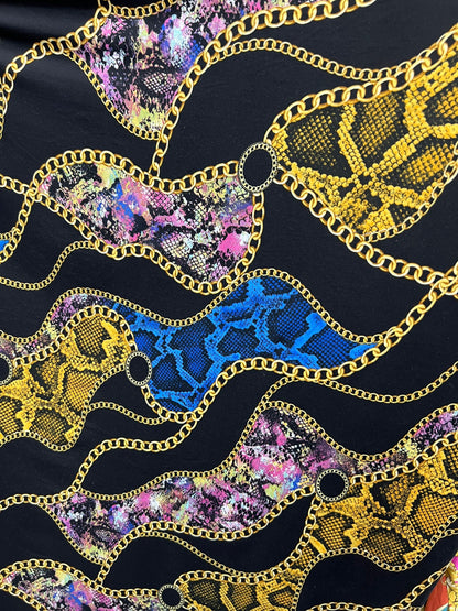 New Brand fashion design print on poly spandex 4-way stretch light weight 58/60” Sold by the YD. Ships Worldwide from Los Angeles California