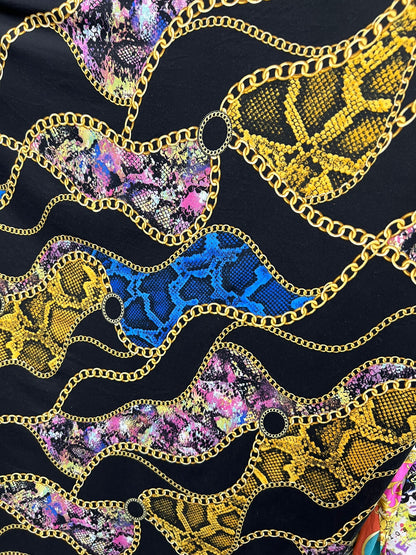 New Brand fashion design print on poly spandex 4-way stretch light weight 58/60” Sold by the YD. Ships Worldwide from Los Angeles California