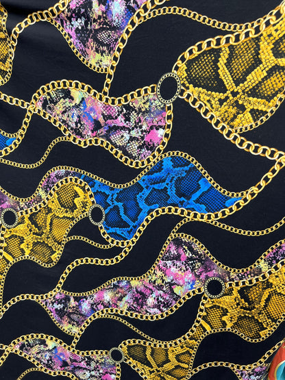 New Brand fashion design print on poly spandex 4-way stretch light weight 58/60” Sold by the YD. Ships Worldwide from Los Angeles California