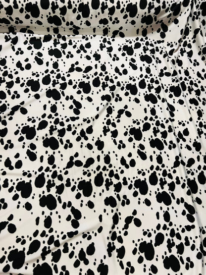 Dalmatian design New pattern print on Nylon spandex 4-way stretch 58/60” Sold by the YD. Ships Worldwide from Los Angeles California USA