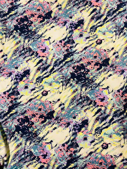 New Rose abstract design print on best quality of nylon spandex 4-way stretch 58/60” Sold by the YD. Ships Worldwide from Los Angeles CA