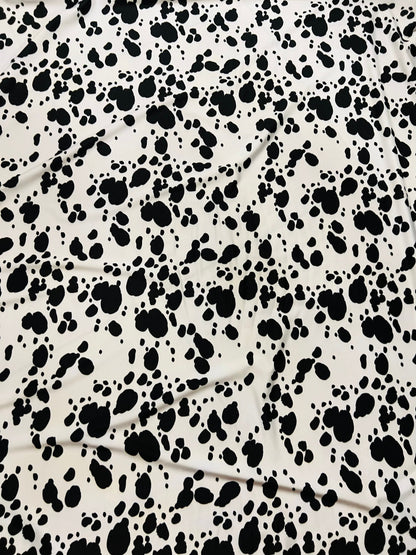 Dalmatian design New pattern print on Nylon spandex 4-way stretch 58/60” Sold by the YD. Ships Worldwide from Los Angeles California USA