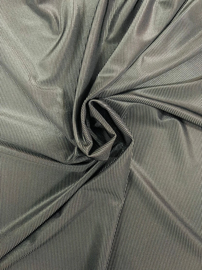 New Ribbed Spandex luxury nylon spandex 4-way stretch 58/60” Ribbed texture that is fitting for swimwear, activewear, leggings, dresses