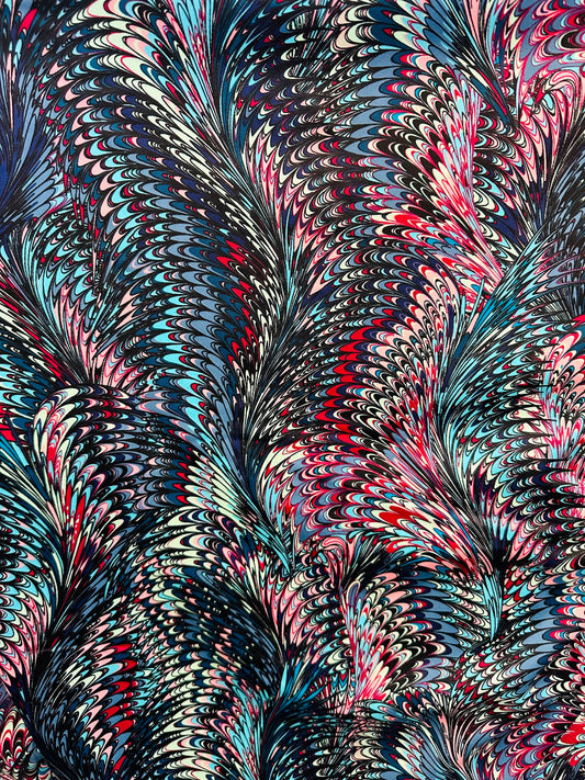New abstract design multicolor print on great quality of nylon spandex 4-way stretch 58/60”