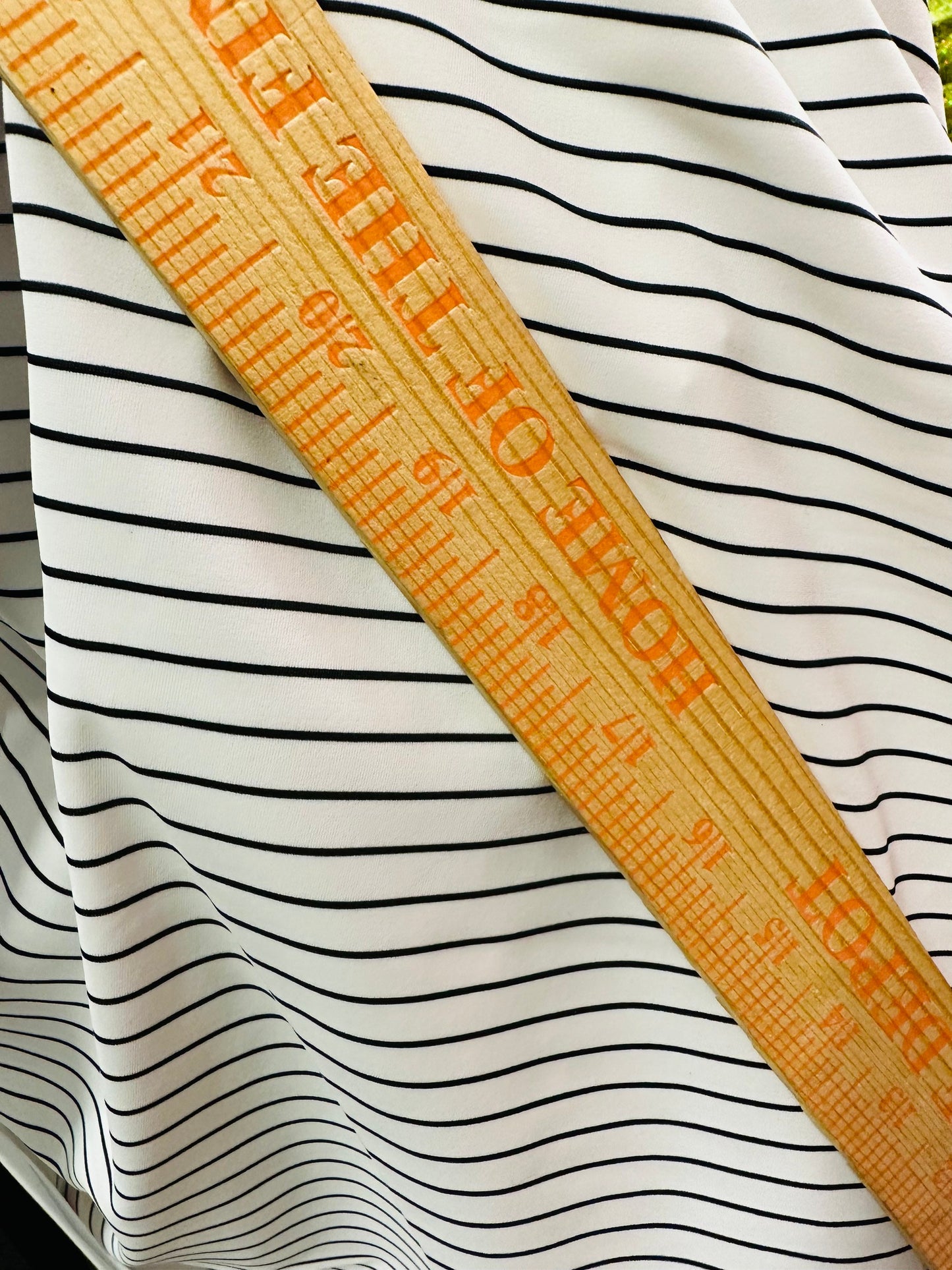 Pin Stripe design print on best quality of nylon spandex 4-way stretch 58/60” Sold by the YD. Ships worldwide from L.A CA