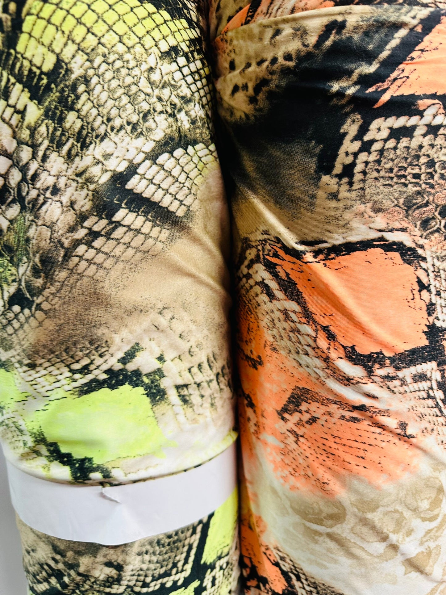 Exotic Cobra snake design print on great quality of poly spandex light weight 4-way stretch 58/60” Sold by the YD. Ships worldwide from L.A