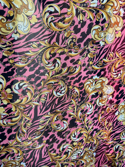 New Brand fashion design print on great quality of power mesh 4-way stretch 58/60” Sold by the YD. Ships worldwide from LA
