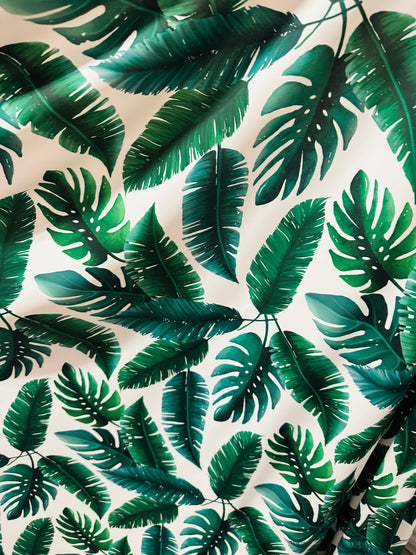 New Jlo Hawaiian design print on best quality of nylon spandex 4-way stretch 58/60” Sold by the YD. Ships worldwide from L.A CA