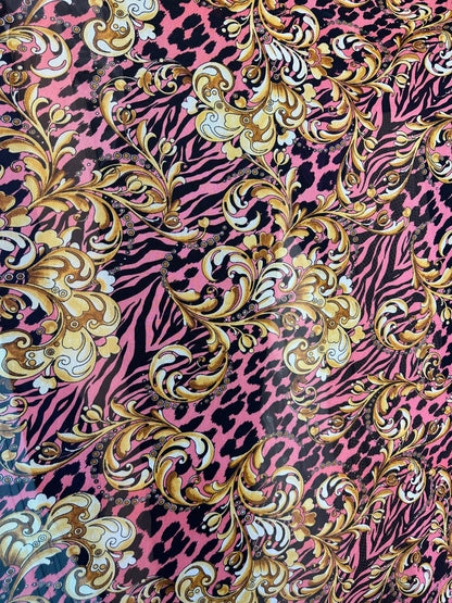 New Brand fashion design print on great quality of power mesh 4-way stretch 58/60” Sold by the YD. Ships worldwide from LA
