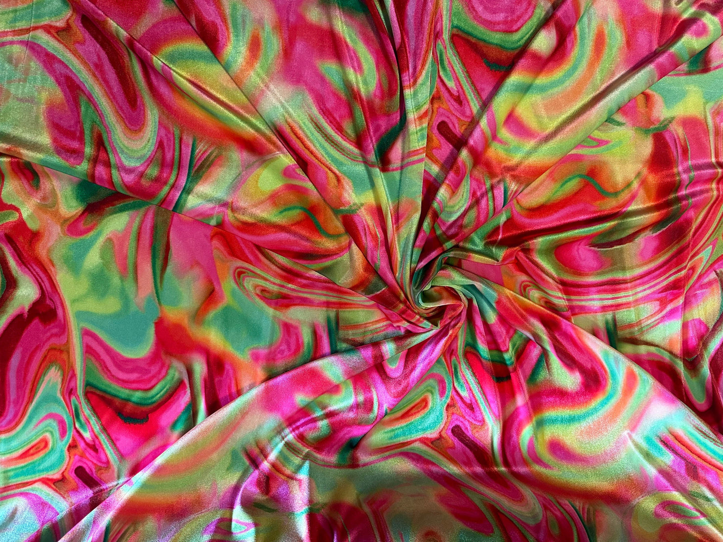 New Lava Abstract design print on great quality of stretch velvet 4-way stretch 58/60” Sold by the YD. Ships worldwide from Los Angeles CA