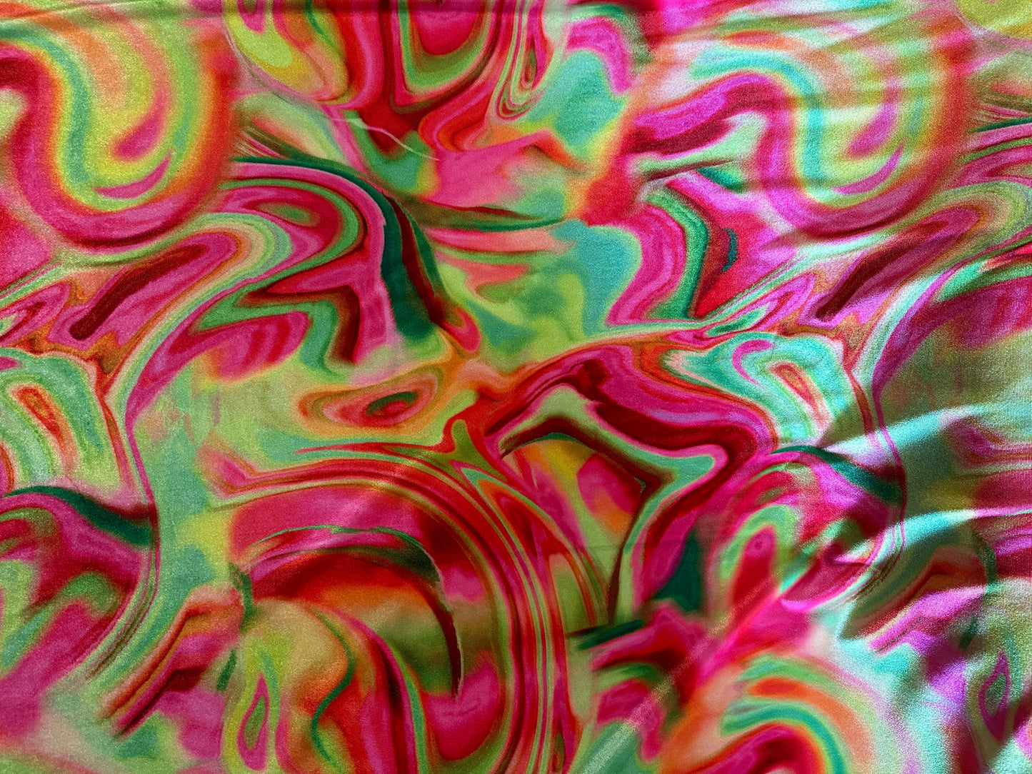 New Lava Abstract design print on great quality of stretch velvet 4-way stretch 58/60” Sold by the YD. Ships worldwide from Los Angeles CA