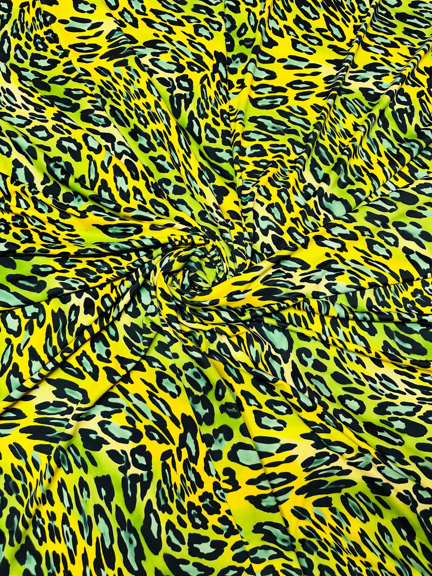 New Leopard design print on great quality of nylon spandex 4-way stretch 58/60” Sold by the YD. Ships worldwide from L.A