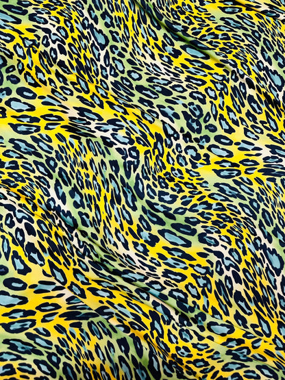 New Leopard design print on great quality of nylon spandex 4-way stretch 58/60” Sold by the YD. Ships worldwide from L.A