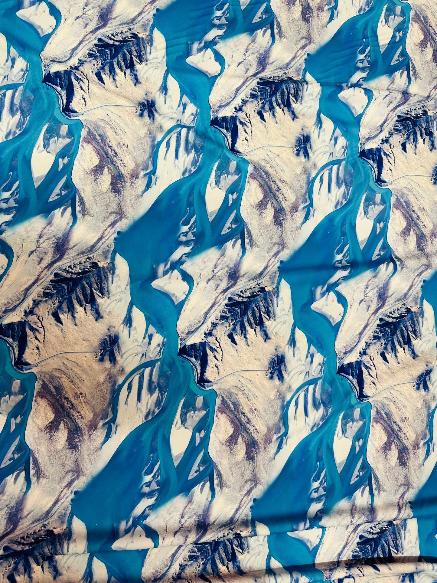 Iceberg design print on best quality of nylon spandex 4-way stretch 58/60” Sold by the YD. Ships worldwide from Los Angeles California USA