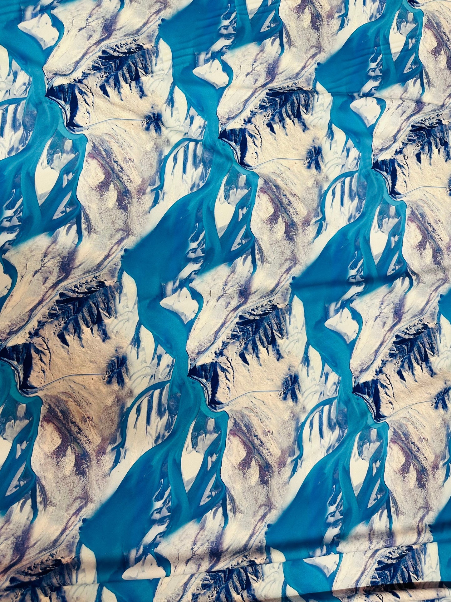 Iceberg design print on best quality of nylon spandex 4-way stretch 58/60” Sold by the YD. Ships worldwide from Los Angeles California USA
