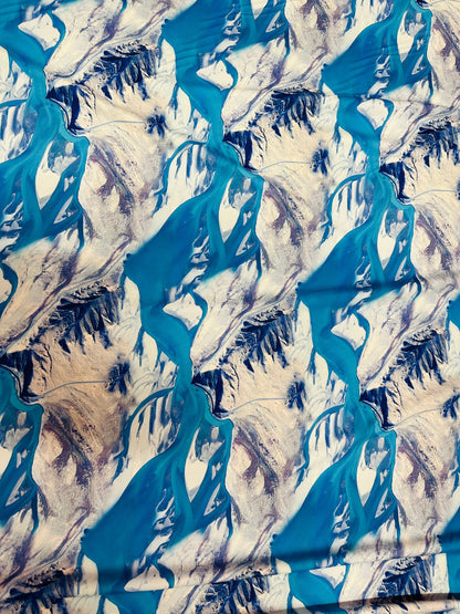 Iceberg design print on best quality of nylon spandex 4-way stretch 58/60” Sold by the YD. Ships worldwide from Los Angeles California USA