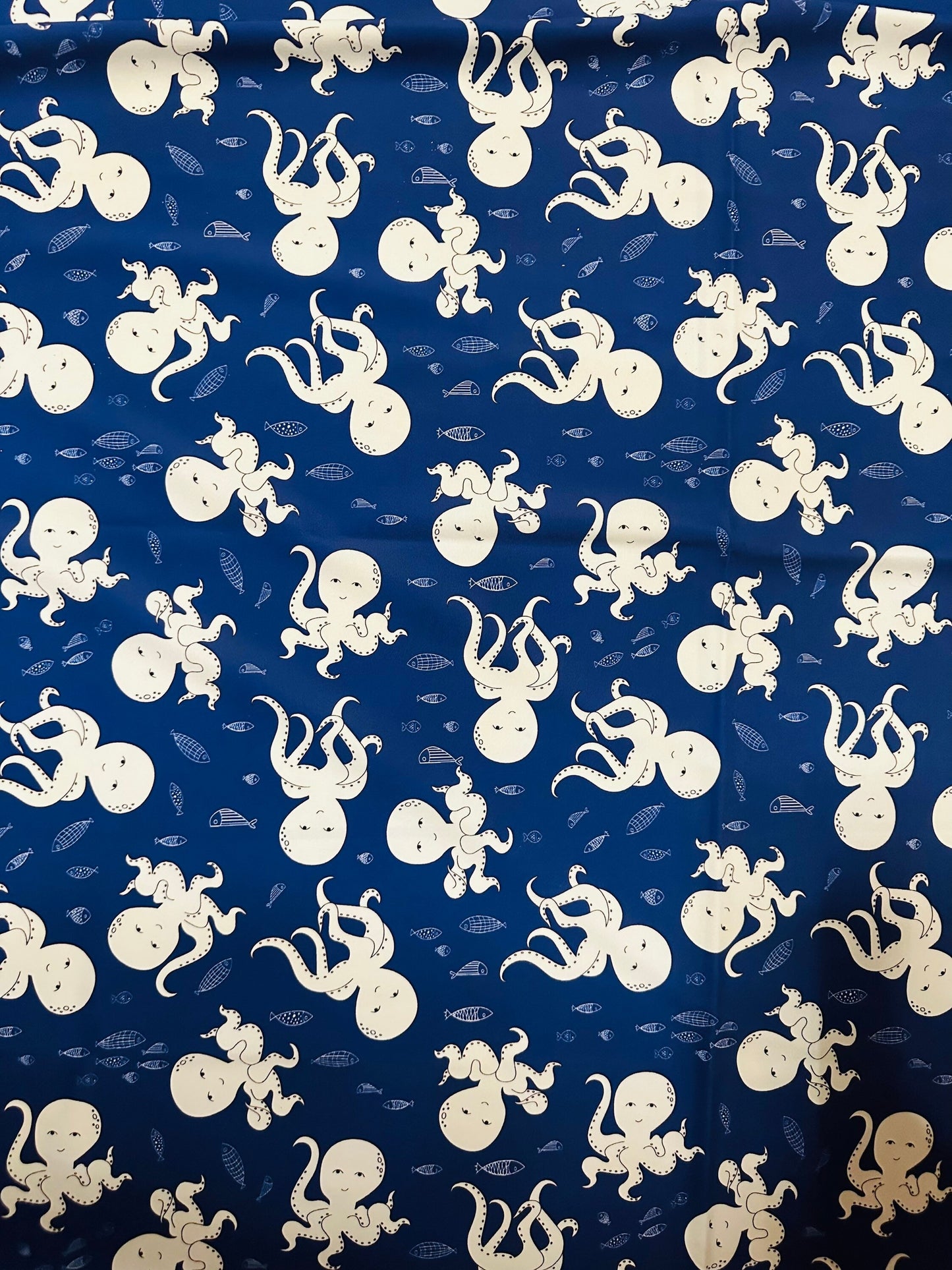 New Baby octopus design print on best quality of nylon spandex 4-way stretch 58/60” Sold by the YD.