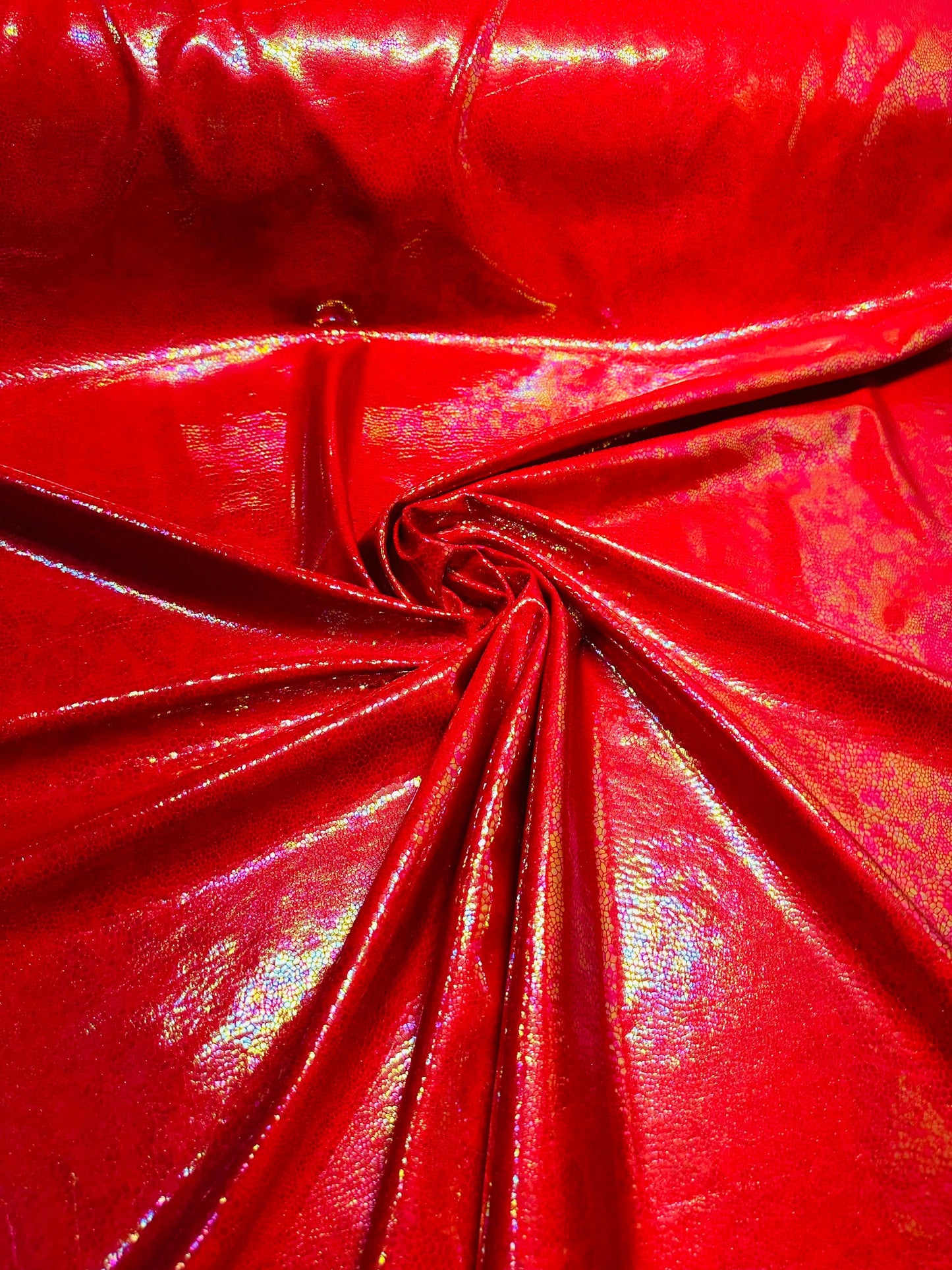 New Iridescent Reptile design hologram metallic nylon spandex 4-way stretch 58/60” Sold by the YD.