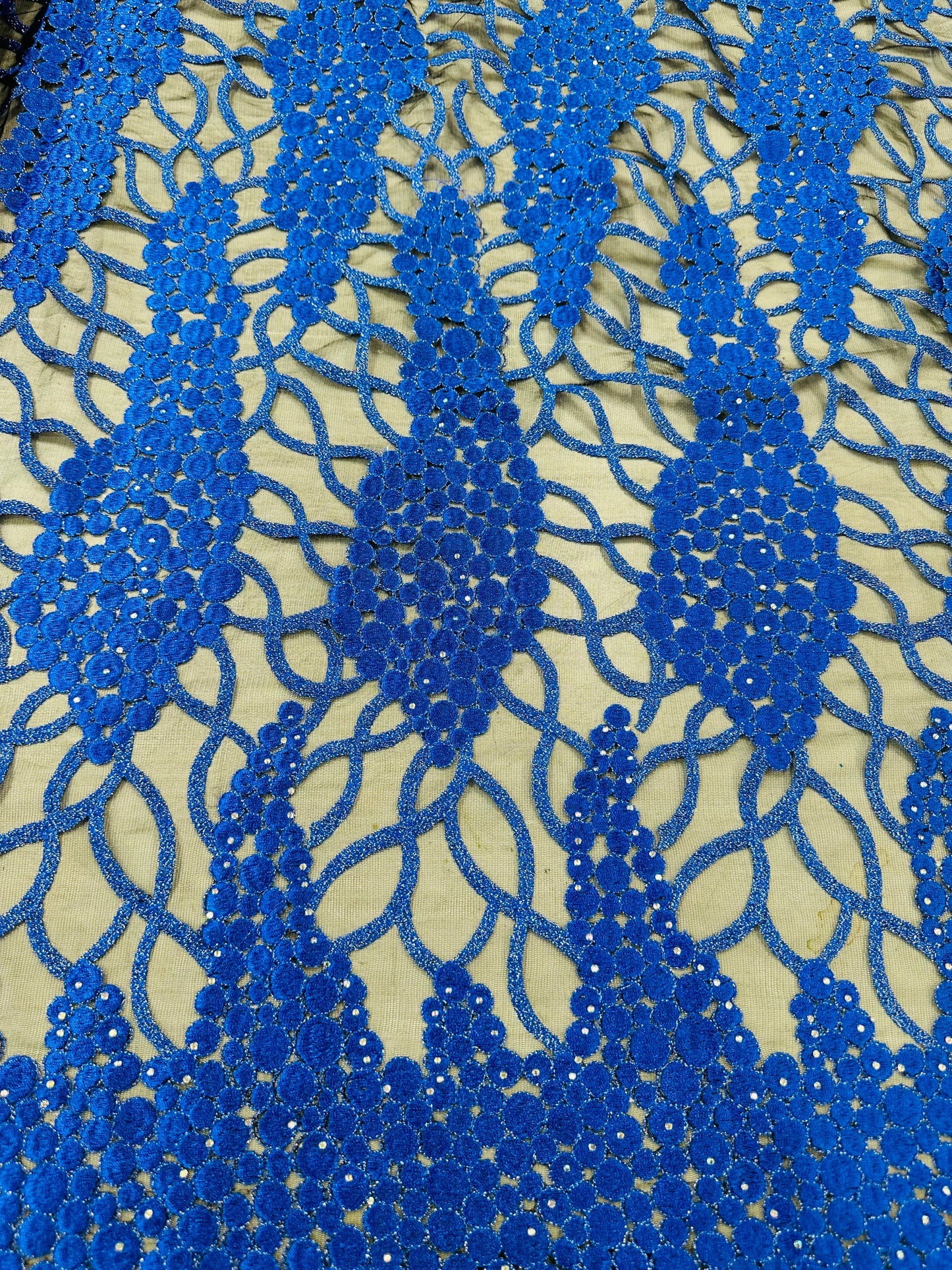 France lace peacock design embroidered high quality lace 2-way stretch 50/52” Sold by the YD.