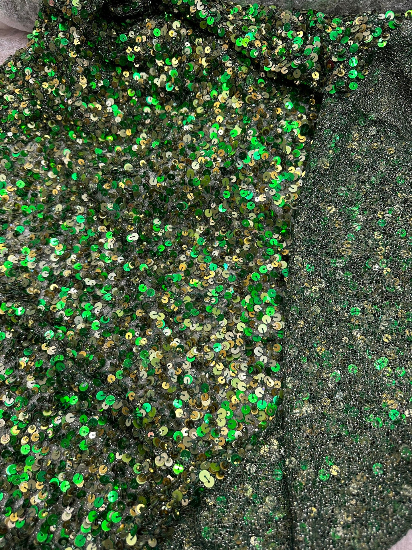 France luxury sequins and beaded lace on stretch silky mesh 2-way stretch high quality fabric for elegant dresses.