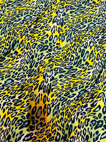 New Leopard design print on great quality of nylon spandex 4-way stretch 58/60” Sold by the YD. Ships worldwide from L.A