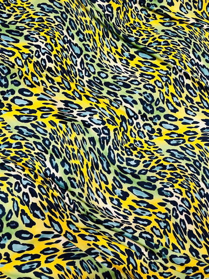 New Leopard design print on great quality of nylon spandex 4-way stretch 58/60” Sold by the YD. Ships worldwide from L.A