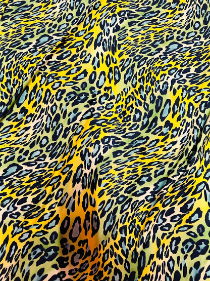 New Leopard design print on great quality of nylon spandex 4-way stretch 58/60” Sold by the YD. Ships worldwide from L.A