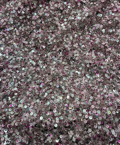 France luxury sequins and beaded lace on stretch silky mesh 2-way stretch high quality fabric for elegant dresses and fashion apparel