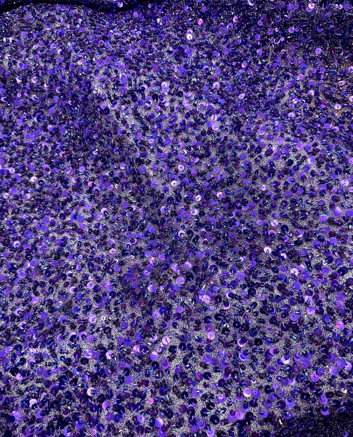 France luxury sequins and beaded lace on stretch silky mesh 2-way stretch high quality fabric for elegant dresses and fashion apparel