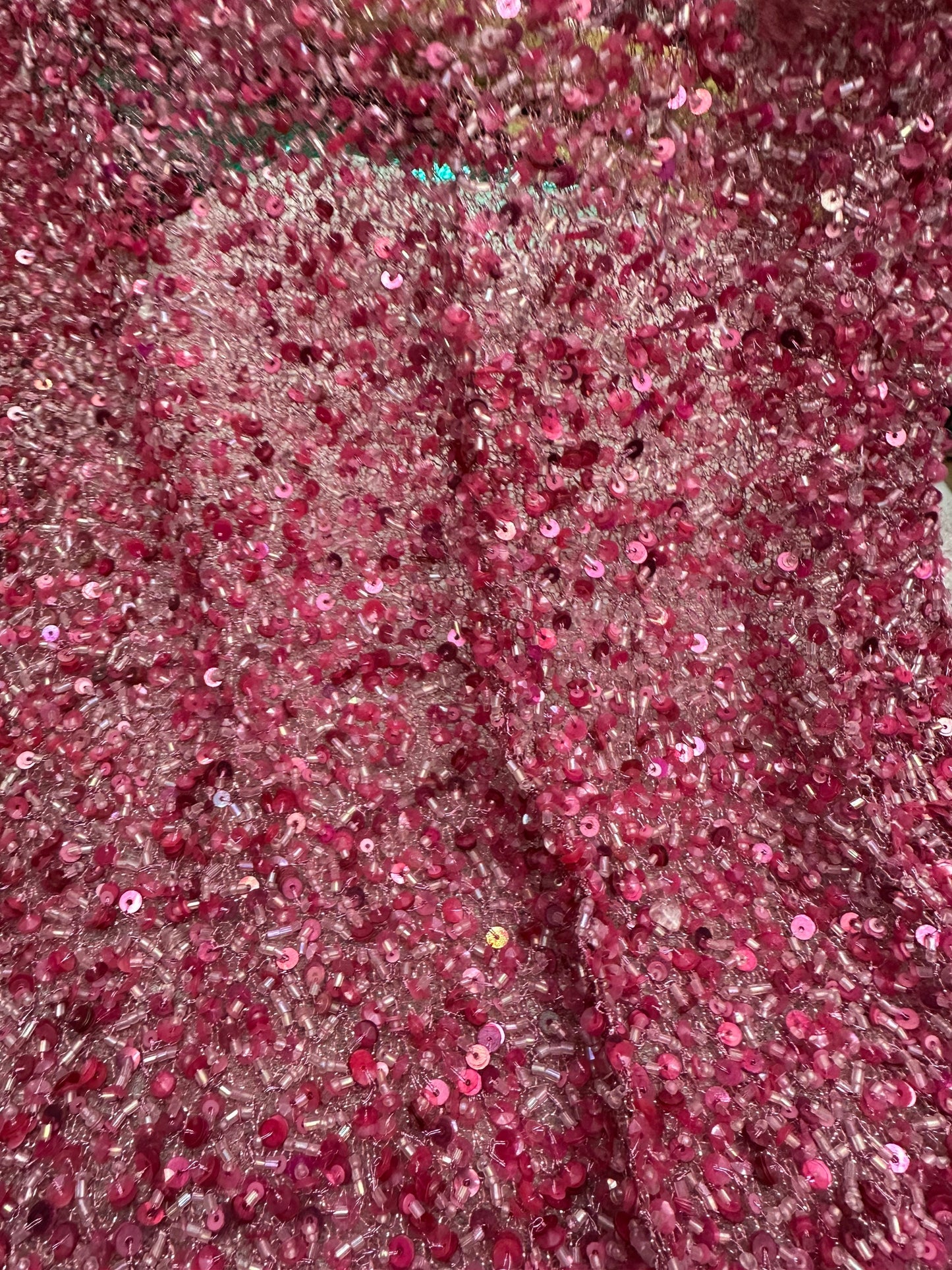 France luxury sequins and beaded lace on stretch silky mesh 2-way stretch high quality fabric for elegant dresses and fashion apparel