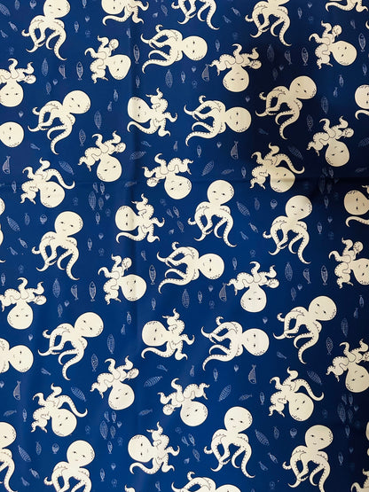 New Baby octopus design print on best quality of nylon spandex 4-way stretch 58/60” Sold by the YD.