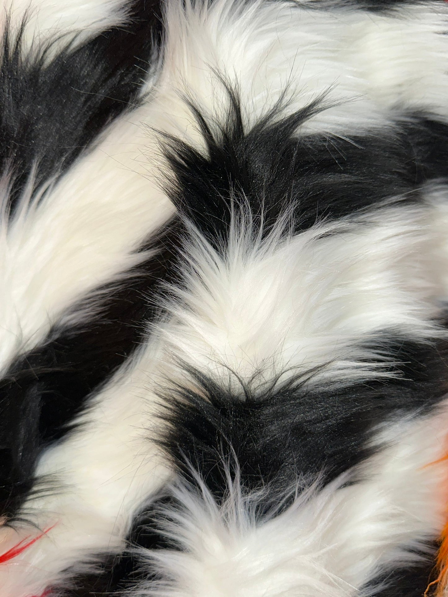 Luxury Faux Fur stripes design high quality Sold by the YD. Ships worldwide from Los Angeles California USA