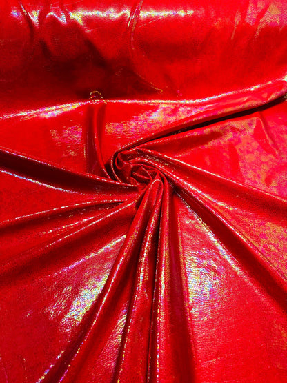 New Iridescent Reptile design hologram metallic nylon spandex 4-way stretch 58/60” Sold by the YD.