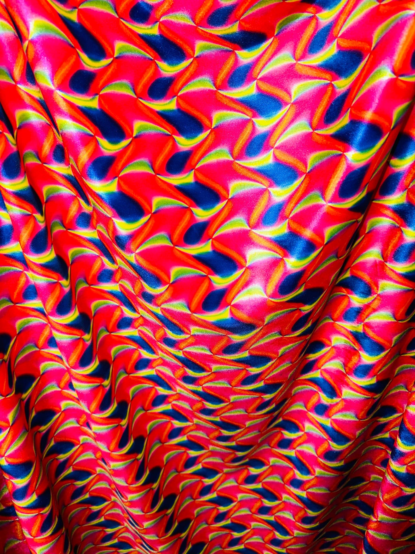 New Modern abstract design print on best quality of stretch velvet 4-way stretch 58/60” Sold by the YD. Ships worldwide from L.A