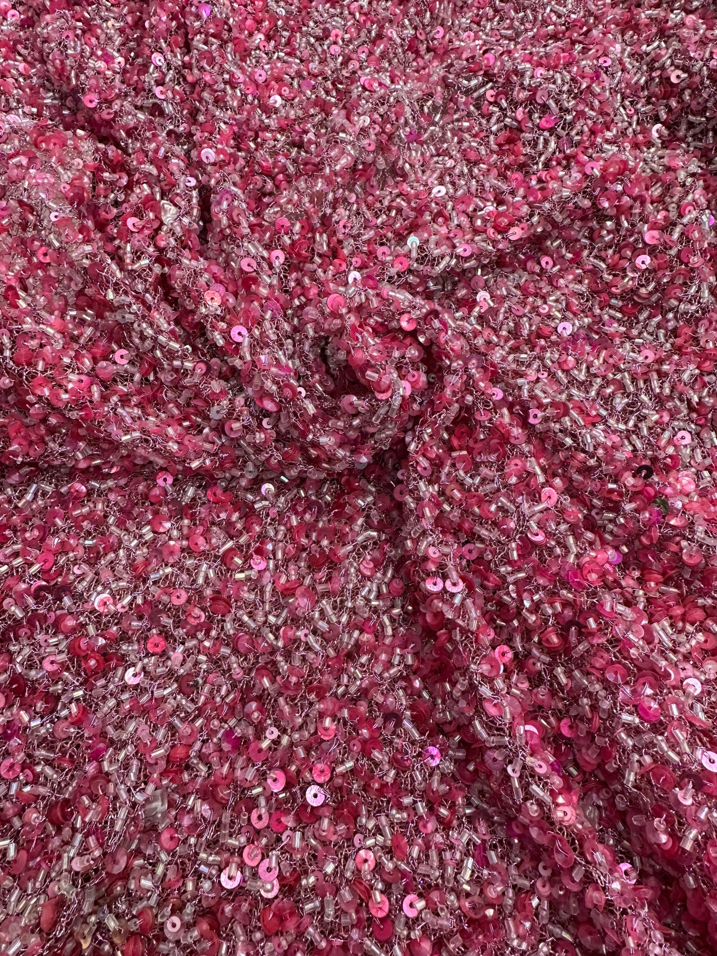 France luxury sequins and beaded lace on stretch silky mesh 2-way stretch high quality fabric for elegant dresses and fashion apparel