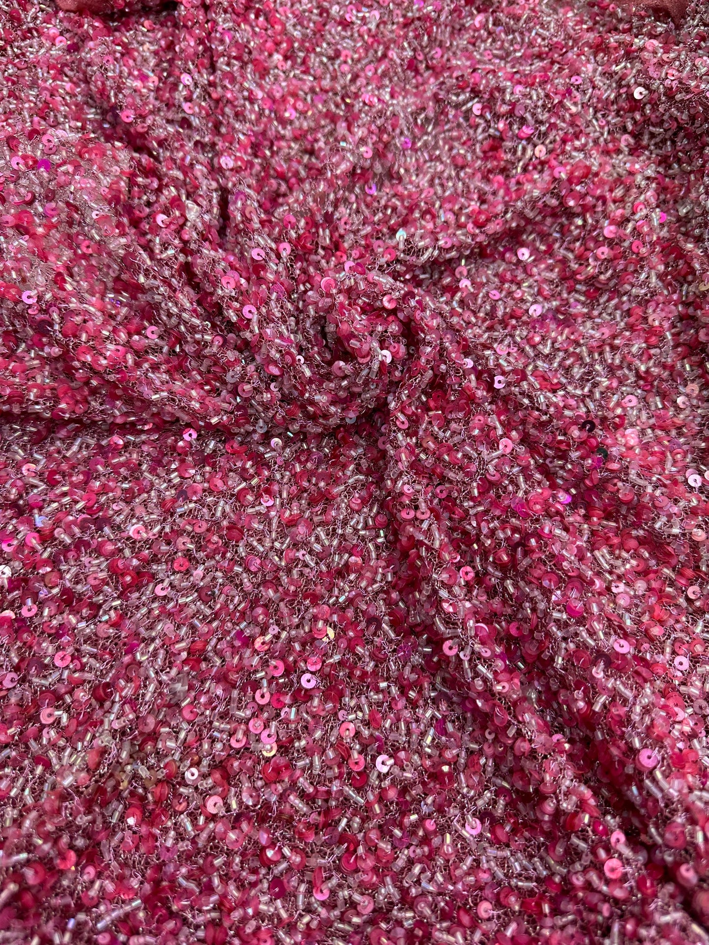 France luxury sequins and beaded lace on stretch silky mesh 2-way stretch high quality fabric for elegant dresses and fashion apparel