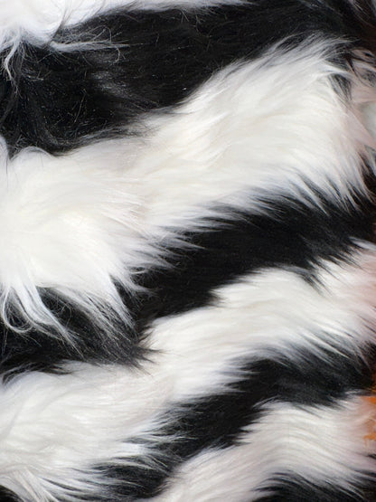 Luxury Faux Fur stripes design high quality Sold by the YD. Ships worldwide from Los Angeles California USA