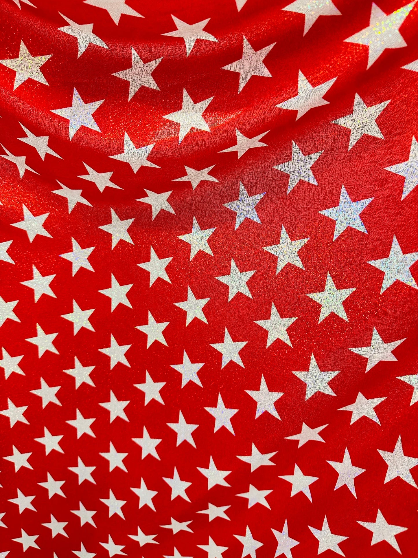 Freedom American flag design metallic stars design and metallic stripes design 4-way stretch 58/60” Sold by the YD. Ships worldwide from Los