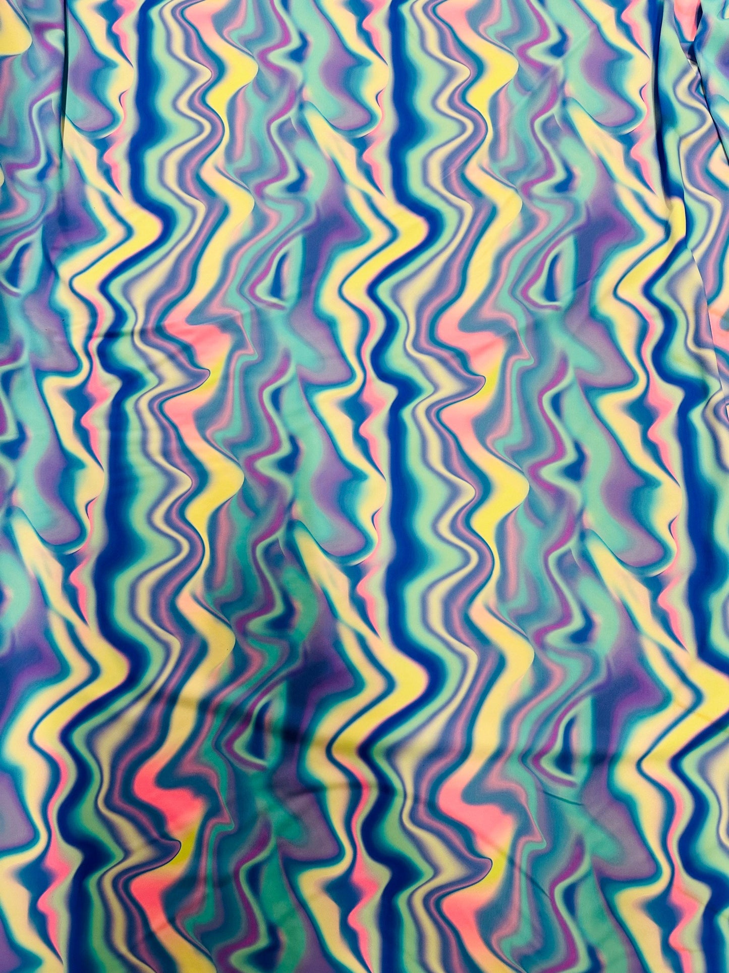 New modern abstract design print on best quality of nylon spandex 4-way stretch 58/60” Sold by the YD.