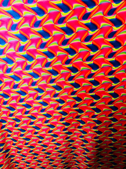 New Modern abstract design print on best quality of stretch velvet 4-way stretch 58/60” Sold by the YD. Ships worldwide from L.A
