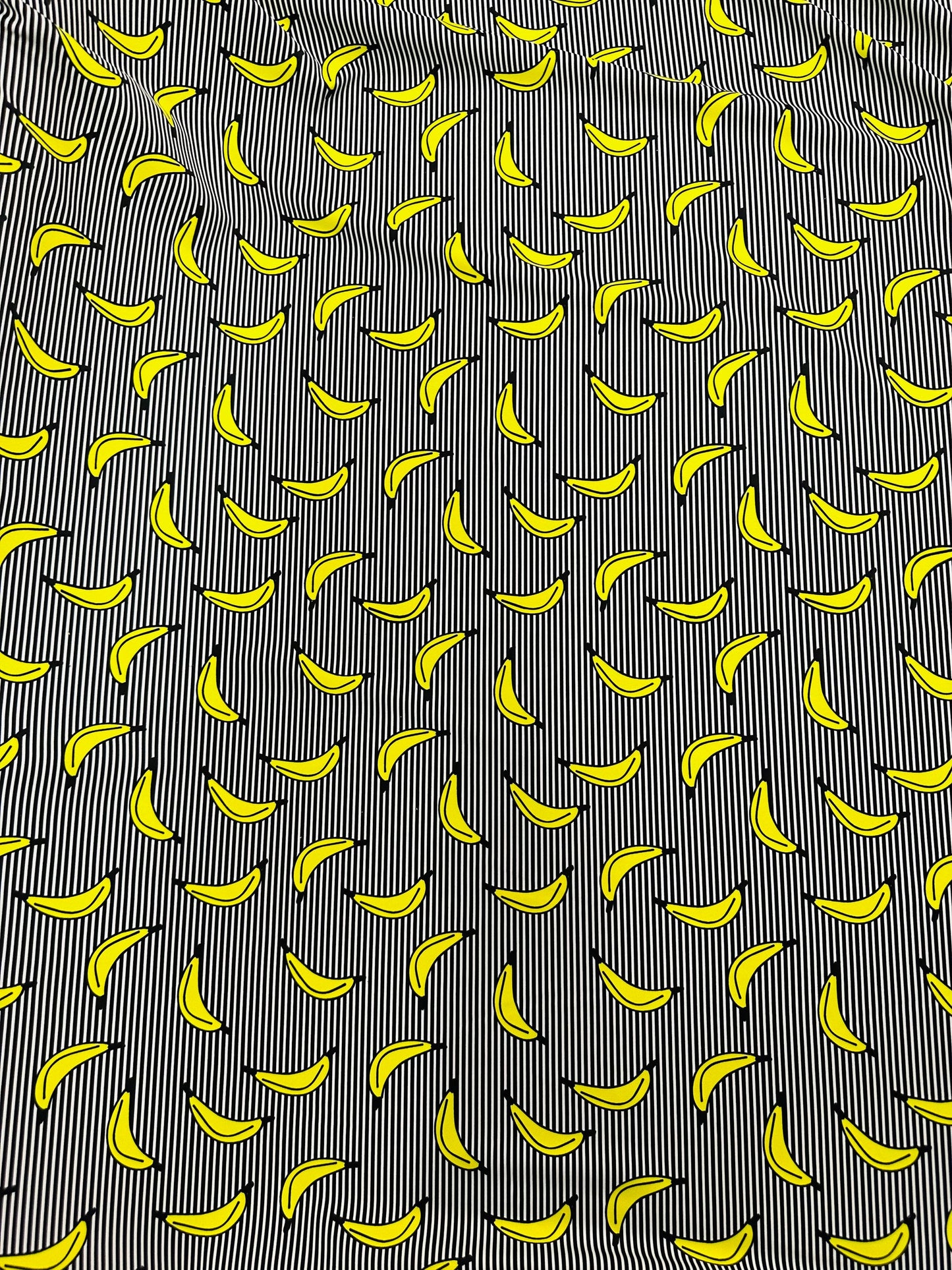 New banana design print on best quality of nylon spandex 4-way stretch 58/60” Sold by the YD. Ships worldwide from L.A