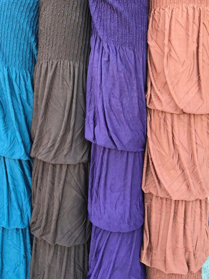 Luxury 3 layer ruffle design poly spandex high quality fabrics 36” Sold by the YD. Ships worldwide from Los Angeles California USA