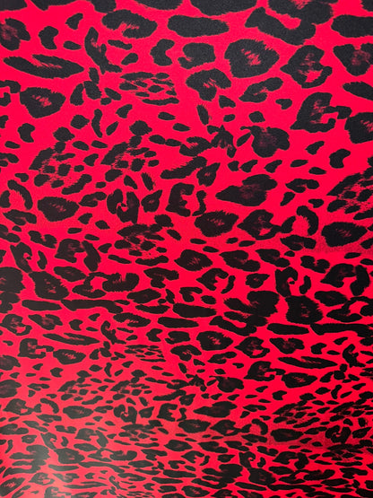 Exotic Leopard design print on great quality of nylon spandex 4-way stretch 58/60” Sold by the YD. Ships worldwide from L.A