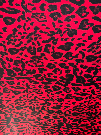 Exotic Leopard design print on great quality of nylon spandex 4-way stretch 58/60” Sold by the YD. Ships worldwide from L.A