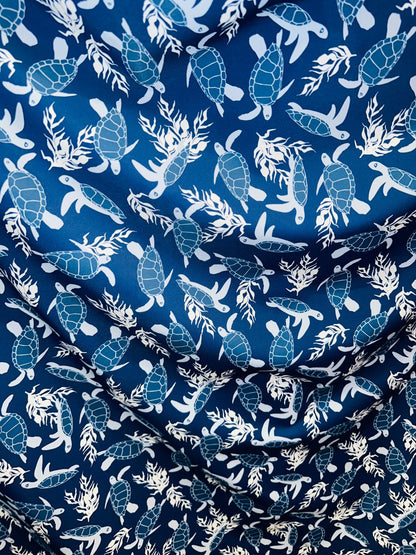 Exotic Turtle design print on best quality of nylon spandex 4-way stretch 58/60” Sold by the YD. Ships worldwide from Los Angeles California