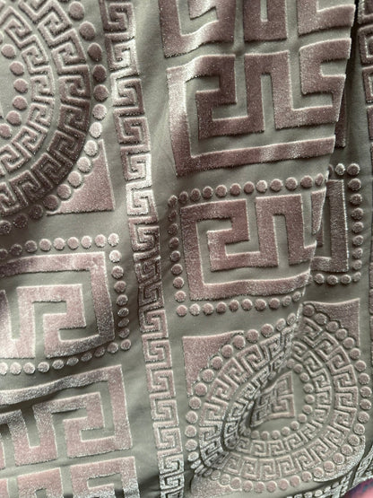 New Luxury Fashion design burnout stretch velvet Blush pink 4-way stretch 58/60” Sold by the YD. Ships worldwide from L.A