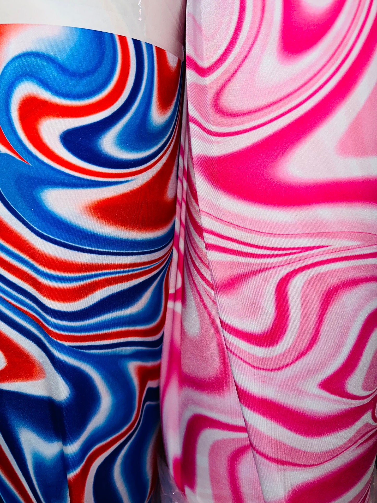 New Lava abstract design print on great quality of nylon spandex 4-way stretch 58/60”